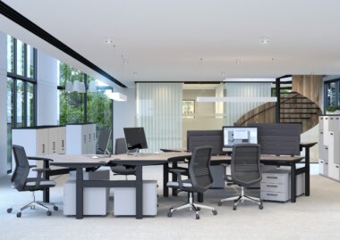Desk Mounted Blade Screens Brochure Image