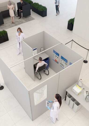 Pathogen Testing Booth Brochure Image