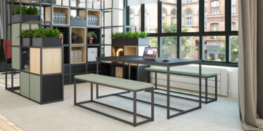 Cubeform Bench Cubeform Bench Roomset