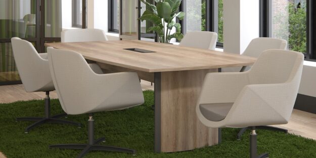 Aerofoil Boardroom Table Roomset