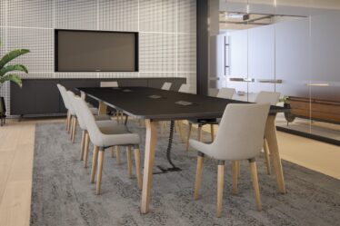 Lux Boardroom Table Roomset