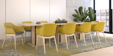 Qube Boardroom Table Roomset Qube Boardroom Table Roomset