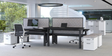 System Desk Mounted Screens System Desk Mounted Screens Roomset