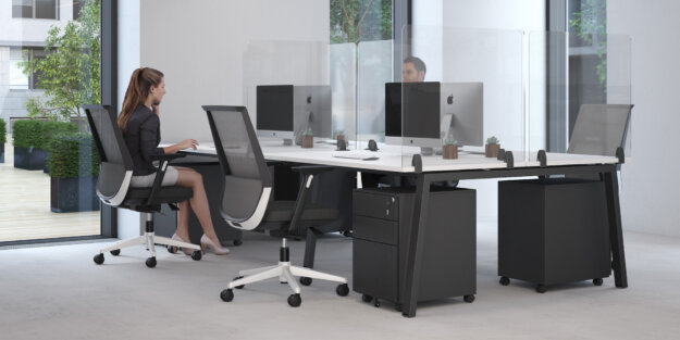 Office Hygiene Protection Screens Roomset