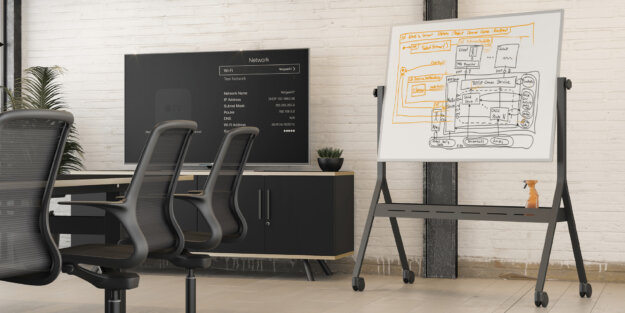 Mobile Whiteboard Roomset