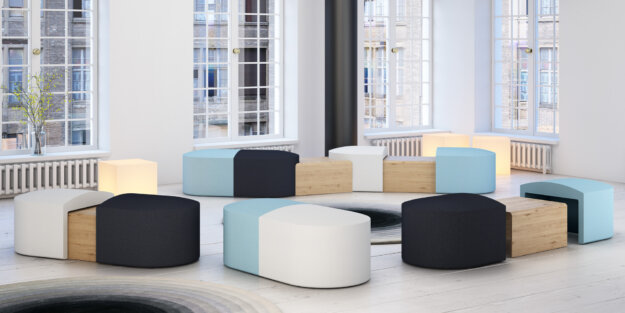 Pill Modular Seating Roomset