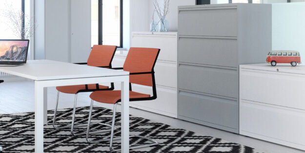 Steel Storage Units Roomset